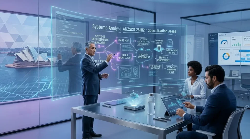 Systems Analyst evaluating business systems and technical requirements