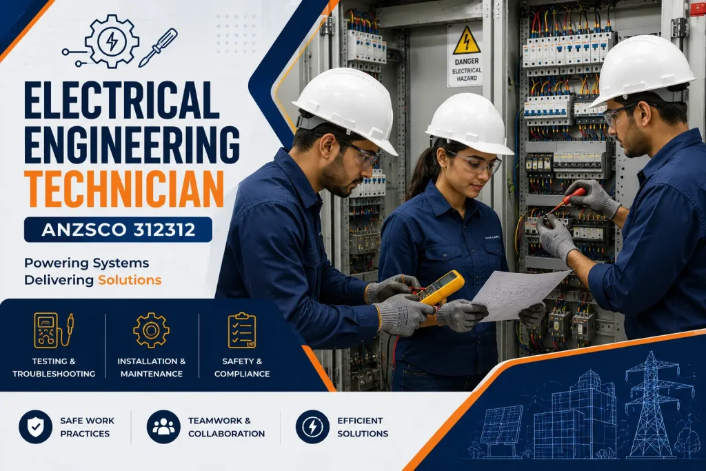 Electrical Engineering Technician ANZSCO 312312 testing electrical systems
