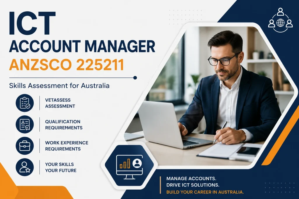 ICT Account Manager ANZSCO 225211 skills assessment