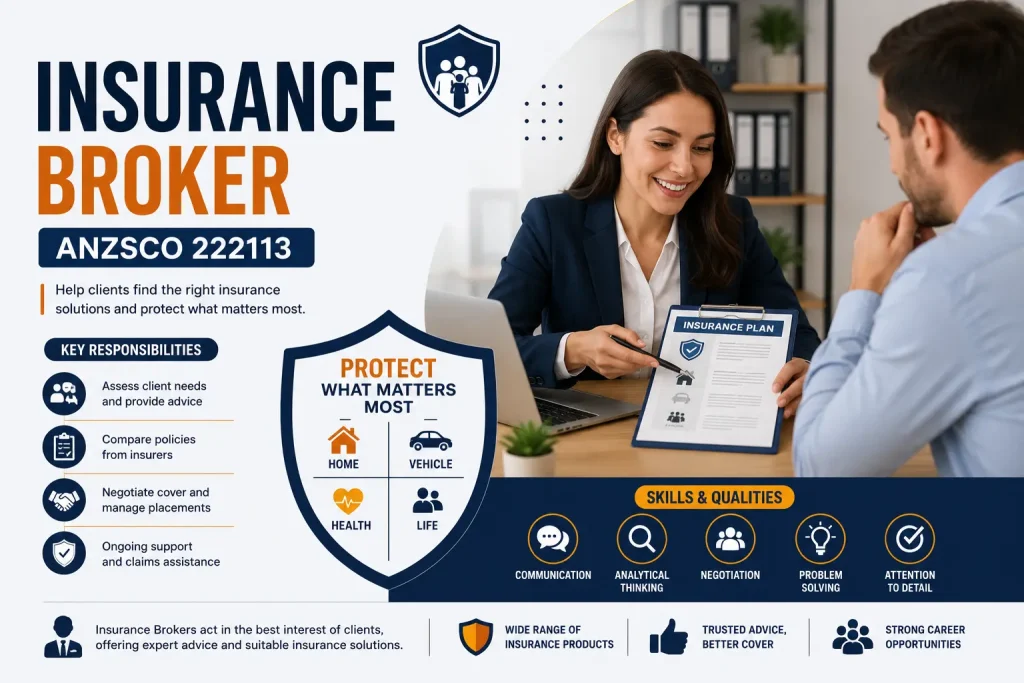 Insurance Broker ANZSCO 222113 insurance advisory professional
