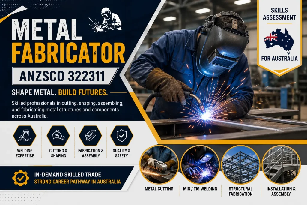 Metal Fabricator ANZSCO 322311 welding steel components