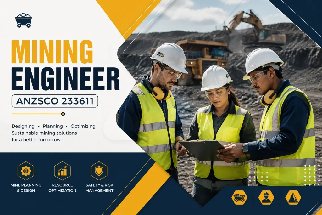 Mining Engineer ANZSCO 233611 at open-pit mine