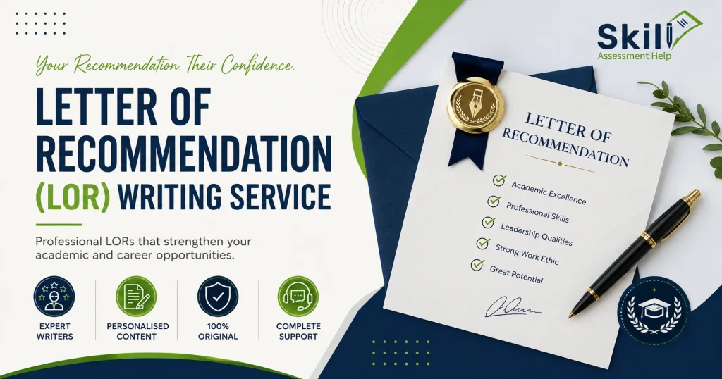 Letter of Recommendation LOR Writing Service