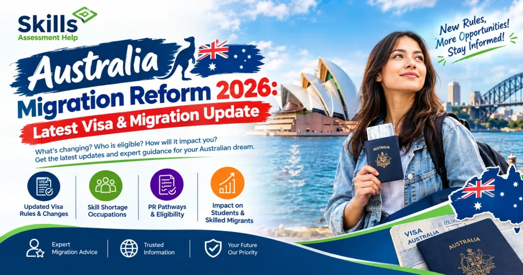 Australia Migration Reform 2026 latest visa and migration update infographic